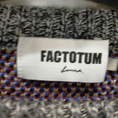 ファクトタム FACTOTUM 瓶ビール リブニットセーター メンズ 44