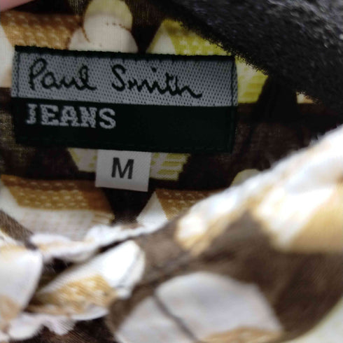 ポールスミスジーンズ PaulSmith jeans ポールスミスジーンズ 総柄 半袖シャツ メンズ import:M