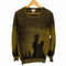 ディーゼル DIESEL 総柄 ウールアクリルスリットニット メンズ import:L