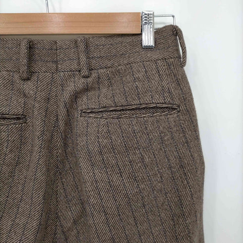ニート NEAT 2タックピンストライプウールスラックス メンズ JPN:44