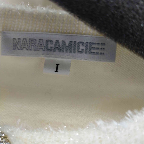 ナラカミーチェ NARACAMICIE ラメ糸切替カーディガン レディース JPN:1