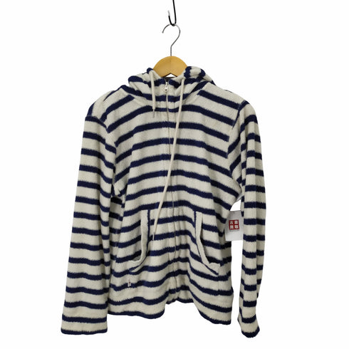 291295オム 291295=HOMME パイル地ボーダージップパーカー レディース JPN:3