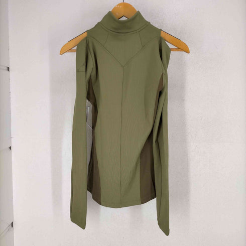 ナイキ NIKE フロントオープンハイネックリブトップス レディース 160/84A
