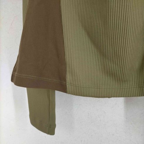 ナイキ NIKE フロントオープンハイネックリブトップス レディース 160/84A