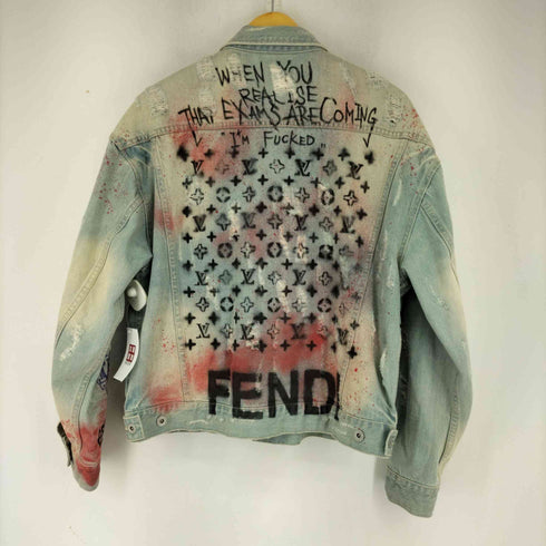 ブラックフレーム BLVCK FLAME ダメージ加工 デニムジャケット メンズ JPN:2