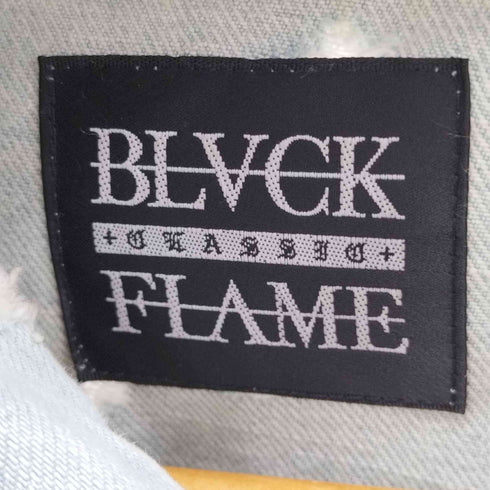 ブラックフレーム BLVCK FLAME ダメージ加工 デニムジャケット メンズ JPN:2