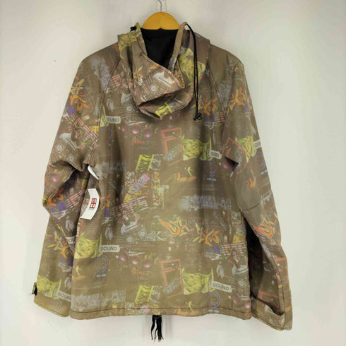 ブラックフレーム BLVCK FLAME 総柄 ナイロンジャケット メンズ 16 1/2