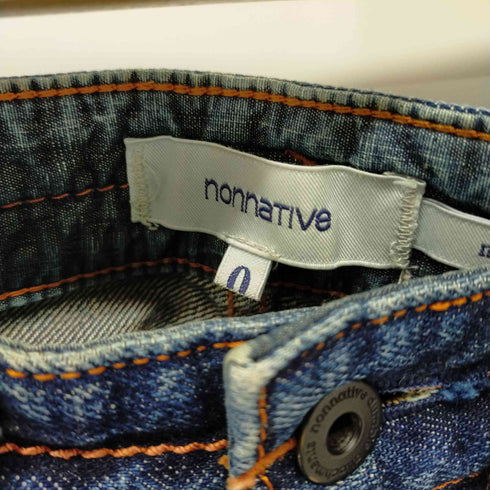ノンネイティブ nonnative ジップフライ セルビッジ インディゴデニム メンズ JPN:0
