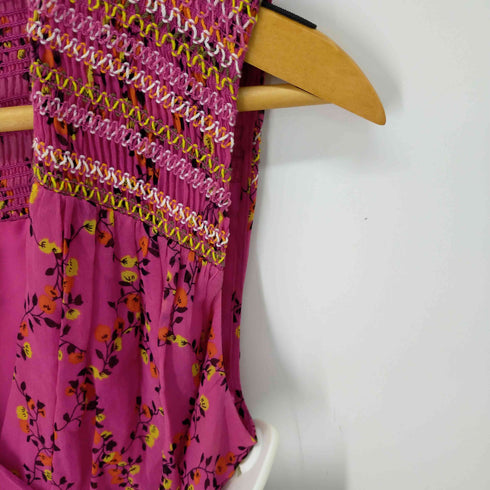ダイアンフォンファステンバーグ DIANE VON FURSTENBERG ノースリーブワンピース 花柄 レディース JPN:2