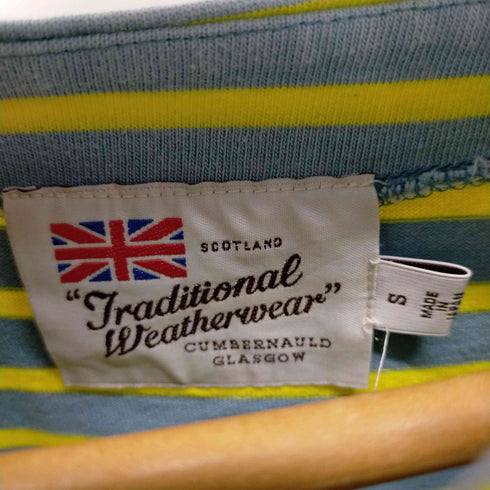 トラディショナルウェザーウェア Traditional Weatherwear ボートネック ボーダーカットソー レディース JPN:S