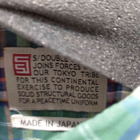 エスダブル S/Double 半袖チェックボタンダウンシャツ メンズ JPN:XS