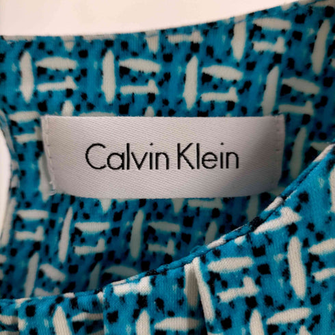 カルバンクライン CALVIN KLEIN 総柄ノースリーブトップ レディース