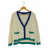 ウィークエンド マックスマーラ Weekend Max Mara ヘムスイッチングカラー レーヨンナイロンニットカーディガン レディース import:M