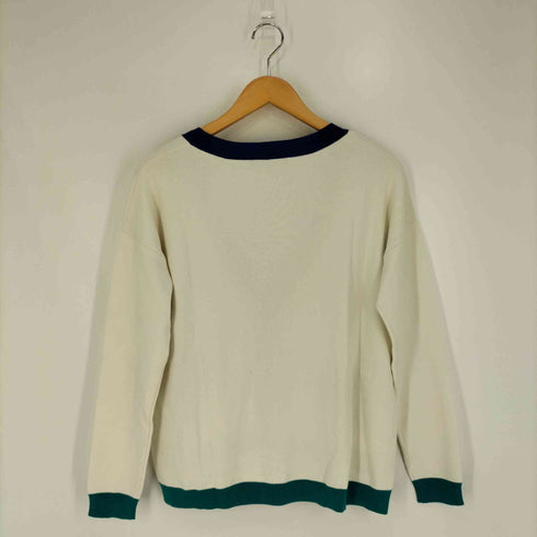 ウィークエンド マックスマーラ Weekend Max Mara ヘムスイッチングカラー レーヨンナイロンニットカーディガン レディース import:M