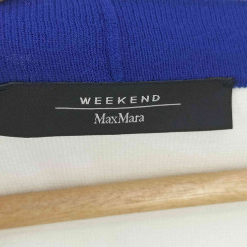ウィークエンド マックスマーラ Weekend Max Mara ヘムスイッチングカラー レーヨンナイロンニットカーディガン レディース import:M