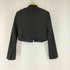 ザラ ZARA FITTED CROP BLACK BLAZER JACKET レディース US XS