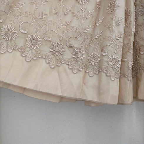 60S~ 裾レース刺繍ワンピース TALON レディース