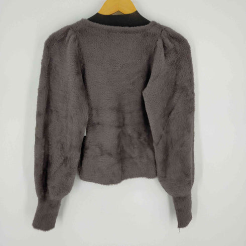 リエンダ rienda ラウンドアームシャギーKnit TOP レディース FREE