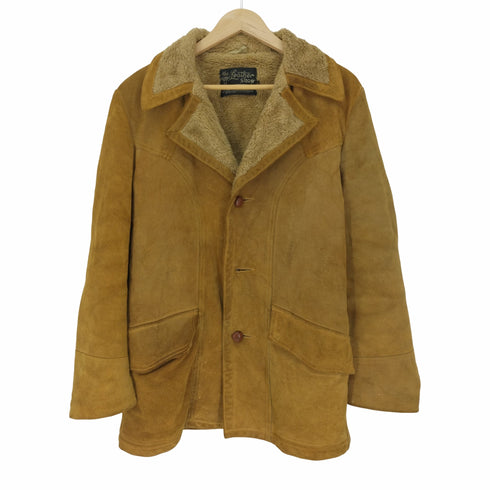 シアーズ Sears 70S The Leather Shop 裏ボア スウェード レザー ジャケット メンズ 40 REG