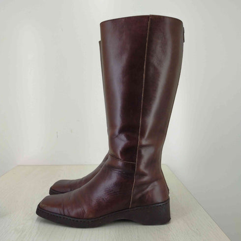サルヴァトーレフェラガモ Salvatore Ferragamo ミドル丈レザーブーツ レディース 6C