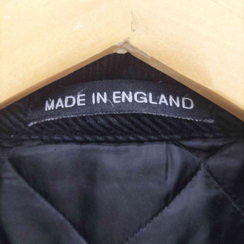 ユナイテッドアローズグリーンレーベルリラクシング UNITED ARROWS green label relaxing 英国製 パイピング 襟 コーデュロイ キルティングジャケット メンズ JPN:L