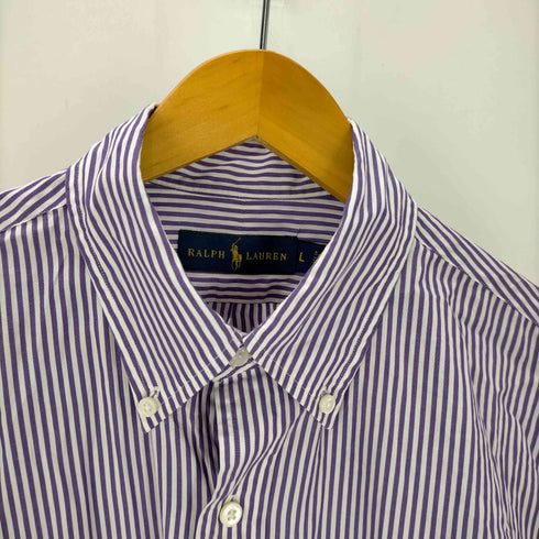 ラルフローレン RALPH LAUREN L/S スモールポニー刺繍ストライプBDシャツ メンズ JPN:L