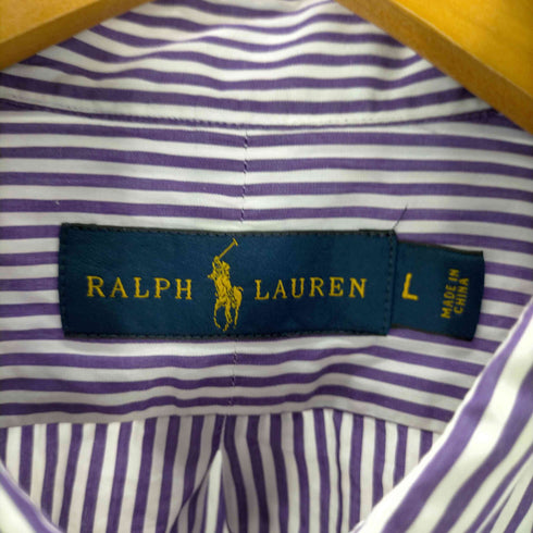 ラルフローレン RALPH LAUREN L/S スモールポニー刺繍ストライプBDシャツ メンズ JPN:L
