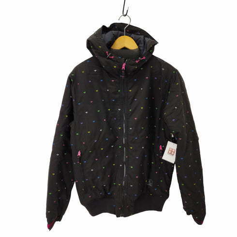 ビラボン BILLABONG 総柄フーデットジャケット 中綿 レディース JPN:L