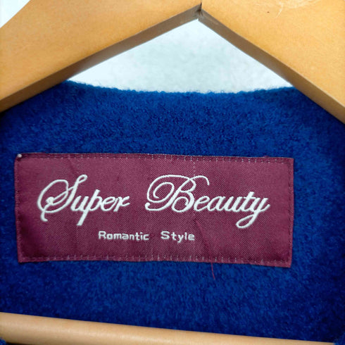 スーパービューティ super beauty フラワー装飾 ウールワンピース レディース
