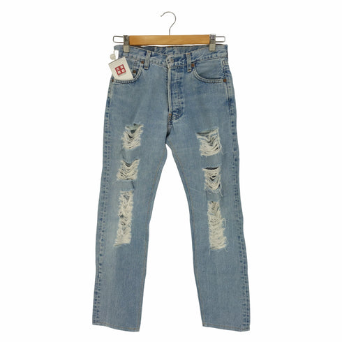 リーバイス Levis 1993年 フランス製 裏275 517 テーパードダメージデニムパンツ レディース W:28 L:30