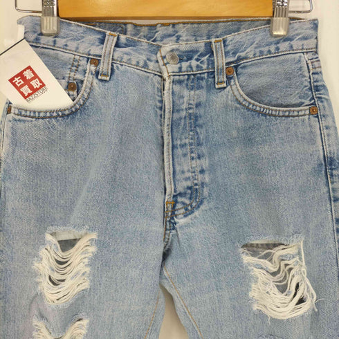 リーバイス Levis 1993年 フランス製 裏275 517 テーパードダメージデニムパンツ レディース W:28 L:30