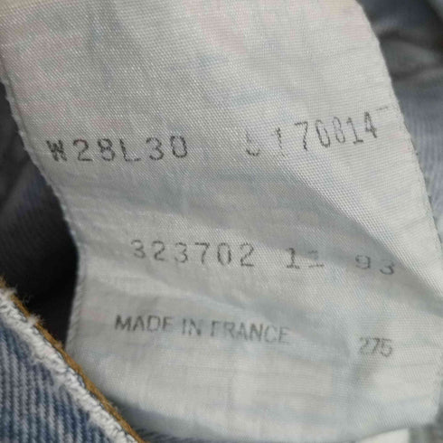 リーバイス Levis 1993年 フランス製 裏275 517 テーパードダメージデニムパンツ レディース W:28 L:30