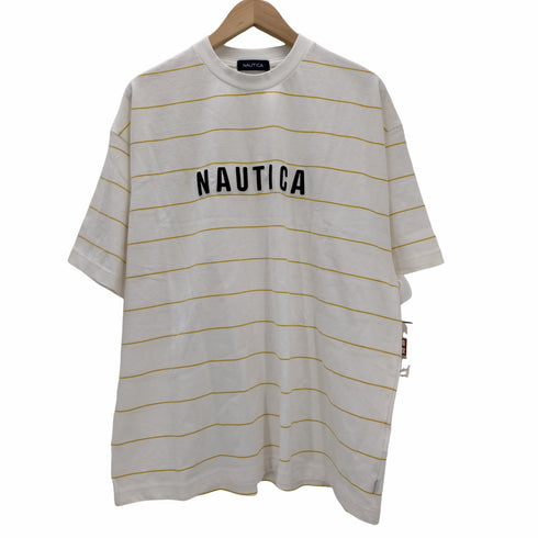 ノーティカ NAUTICA S/S ロゴワッペンボーダーTシャツ メンズ JPN:M