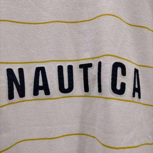 ノーティカ NAUTICA S/S ロゴワッペンボーダーTシャツ メンズ JPN:M