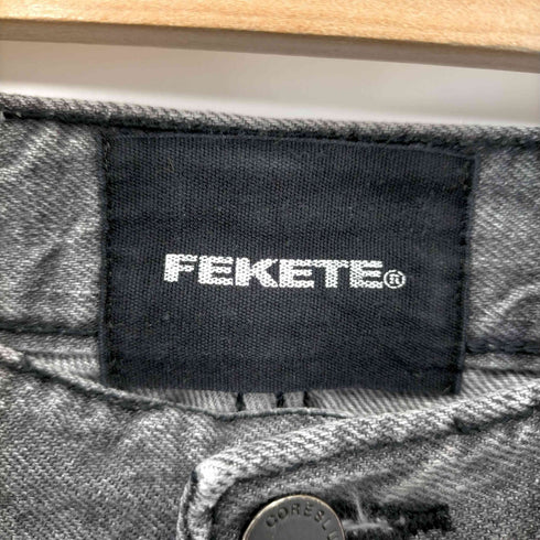 フェケテ FEKETE ブラックデニムパンツ レディース JPN:S
