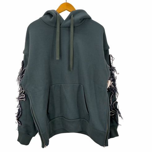 O0u REMAKE HOODIE LS レディース FREE