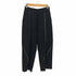 roopage ジップ デザイン スウェット クロップド パンツ レディース
