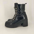 ジェフリーキャンベル Jeffrey Campbell ジップ デザイン スタッズ 厚底 ヒール ブーツ レディース EUR:37