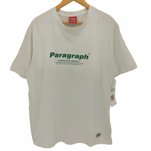 パラグラフ PARAGRAPH ロゴ プリント クルーネック コットン Tシャツ メンズ 2