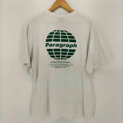 パラグラフ PARAGRAPH ロゴ プリント クルーネック コットン Tシャツ メンズ 2
