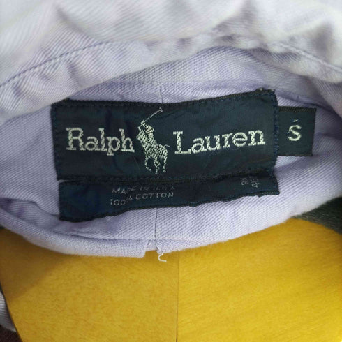ラルフローレン RALPH LAUREN 90s MADE IN USA スモールポニー刺繍 ボタンダウンシャツ メンズ import:S