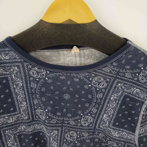パープルアンドイエロー Purple&Yellow バンダナ柄サーマルカットソー S/S メンズ JPN:M