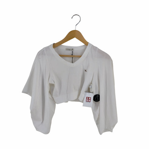VERONIQUE LEROY SHORT CROP SQUARE SLEEVE TSHIRT レディース import:S