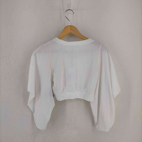 VERONIQUE LEROY SHORT CROP SQUARE SLEEVE TSHIRT レディース import:S