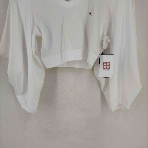 VERONIQUE LEROY SHORT CROP SQUARE SLEEVE TSHIRT レディース import:S