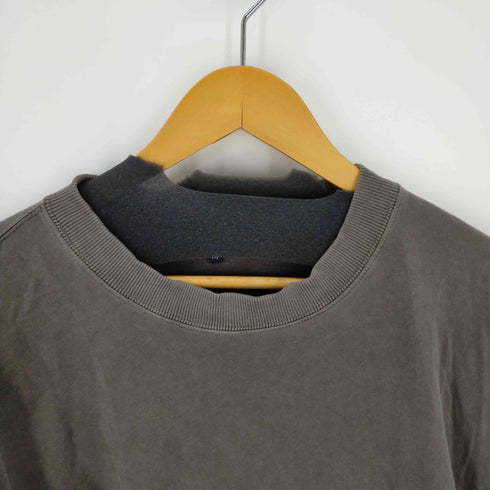 パープルアンドイエロー Purple&Yellow 切替 ワイド半袖Tシャツ メンズ JPN:M