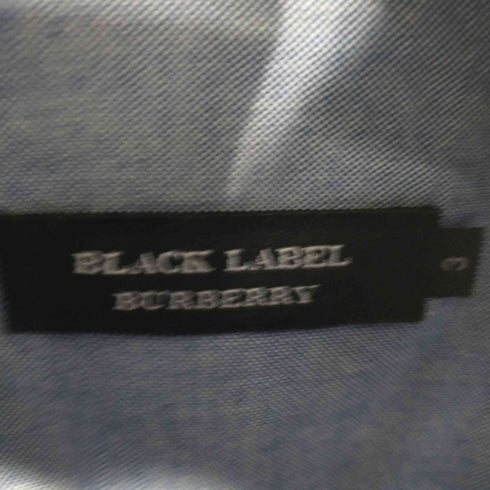 バーバリーブラックレーベル BURBERRY BLACK LABEL 片ポケ ホースロゴ刺繍 半袖シャツ メンズ JPN:3