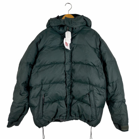 エディーバウアー Eddie Bauer 黒タグ 中綿ダウンフードジャケット グースダウンパーカー パファージャケット メンズ JPN:XL