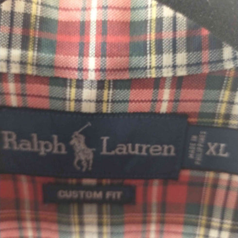 ラルフローレン RALPH LAUREN CLASSIC FIT スモールポニー刺繍 ボタンダウン 長袖チェックシャツ メンズ JPN:XL