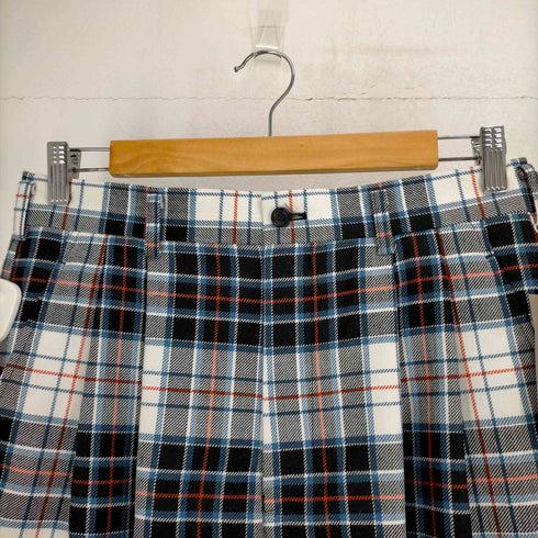 コムデギャルソンオムプリュス COMME des GARCONS HOMME PLUS AD2023 23AW チェック柄プリーツハーフパンツ メンズ JPN:XS